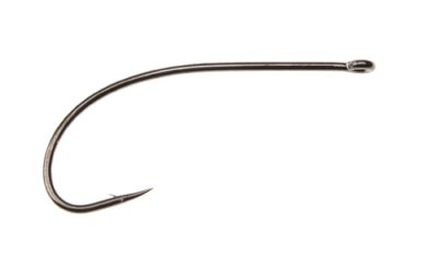 Ahrex Ns156 Traditional Shrimp #6 Fly Tying Hooks Black Nickel Curved To Imitate Natural Shrimps